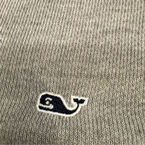 Vineyard Vines Women’s 1/4 Zip Sweater Gray W/ Pink Accents Sz M - Picture 8 of 12